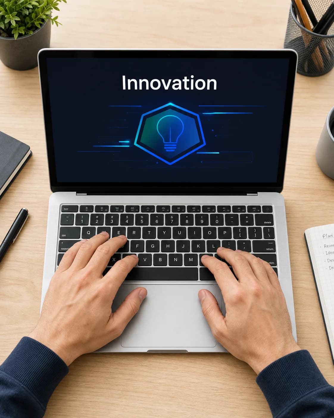 Innovation on a laptop