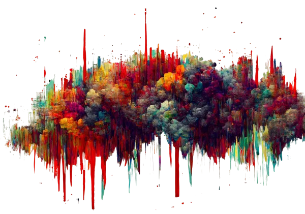Colorful abstract graphic design artwork