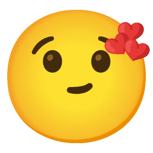 Smiling face with hearts